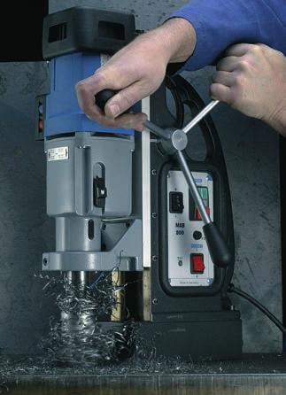 CS Unitec's portable magnetic drills are ideal for drilling