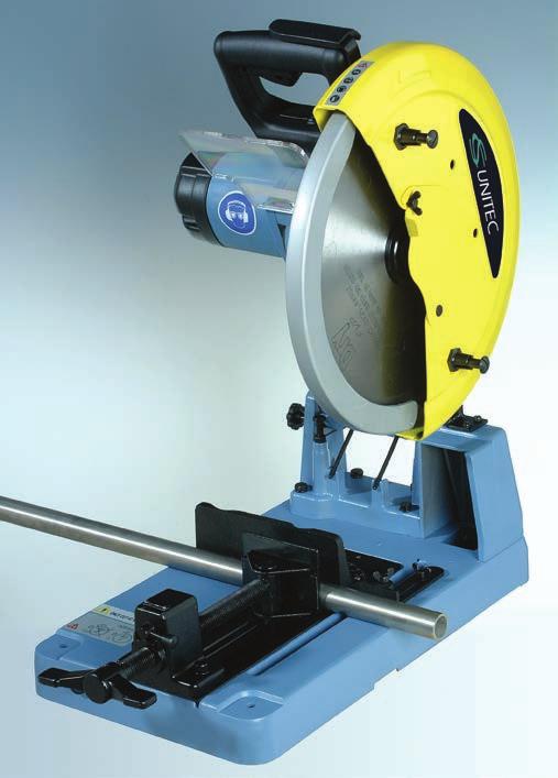 clamping with 3-step quick-release system Lightweight and portable at only 42 lbs. 9410 ND Max. Cutting Capacities 90 Cut 45 Cut Round 2.00" 1.25" Square 2.00" 1.25" Rectangular 3.9" x 2.00" 2.