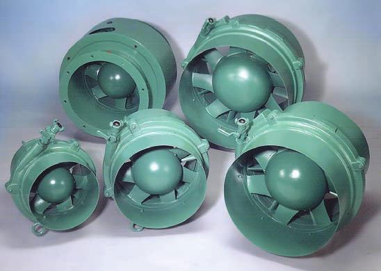 Explosion-Proof Axial Fans Pneumatic and Electric 12" to 24" diameter Explosion Proof For use in Ex Zones and Hazardous Environments.