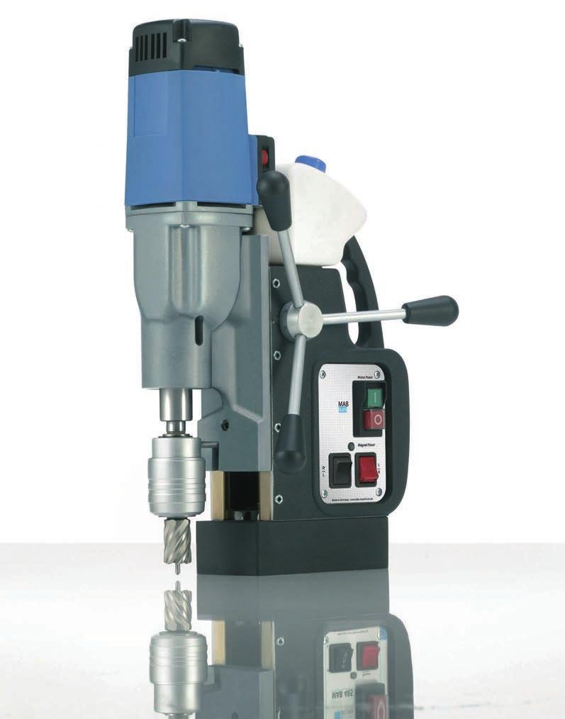 4 Model MAB 525 Specifications 14.5 Amp / 110 Volt 35 lbs. 21/ dia. Twist Drill Capacity dia. Tapping Capacity 15/16 dia.