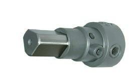 7-9-1146 6 extension, 1-1/4 male x 1-1/4 female shank * Hole diameter must be larger than 1 5 /16 to accommodate