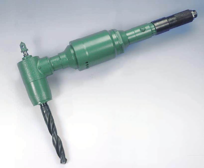 Pneumatic Drills and Drive Units Corner Drills and Drives ATEX PNEUMATIC DRILLS AND DRIVE UNITS High-torque reversible drilling and tapping machines High-torque reversible drilling, tapping and