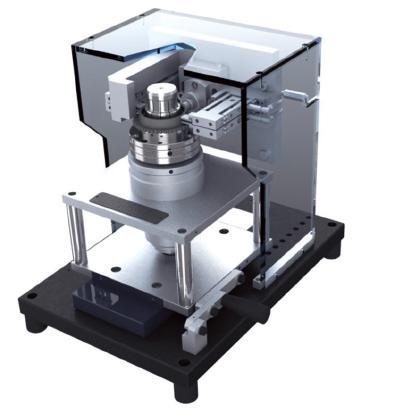Rotationally symmetrical workpieces can be mounted between centers or on
