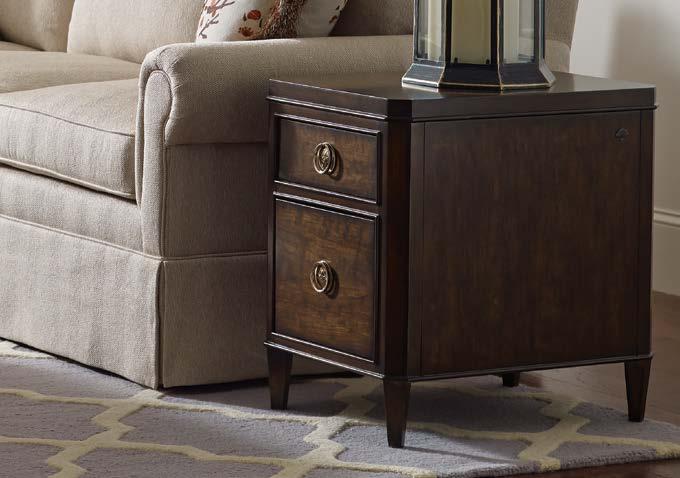 H17-9/16 512-916 Chairside Table (Charging Detail Open &