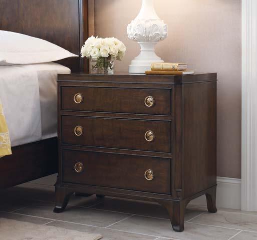 Lined Bottom Drawer, Adjustable Levelers, Hand Holds 512-420 Nightstand W30 D18 H29-1/2 3