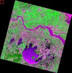 Test data: a Landsat Scene Collected by the OLI on Landsat-8 Time of acquisition: 2014-03-16, 05:07:50 A Landsat-8 false color composite (4-5-3) Data_type = L1T (Landsat-8 Level 1 Terrain corrected