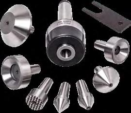 Live Centers with Interchangeable Inserts of live centers and inserts are made of forgings, hardened and precisely ground Sets are provided with the main body and seven different style inserts