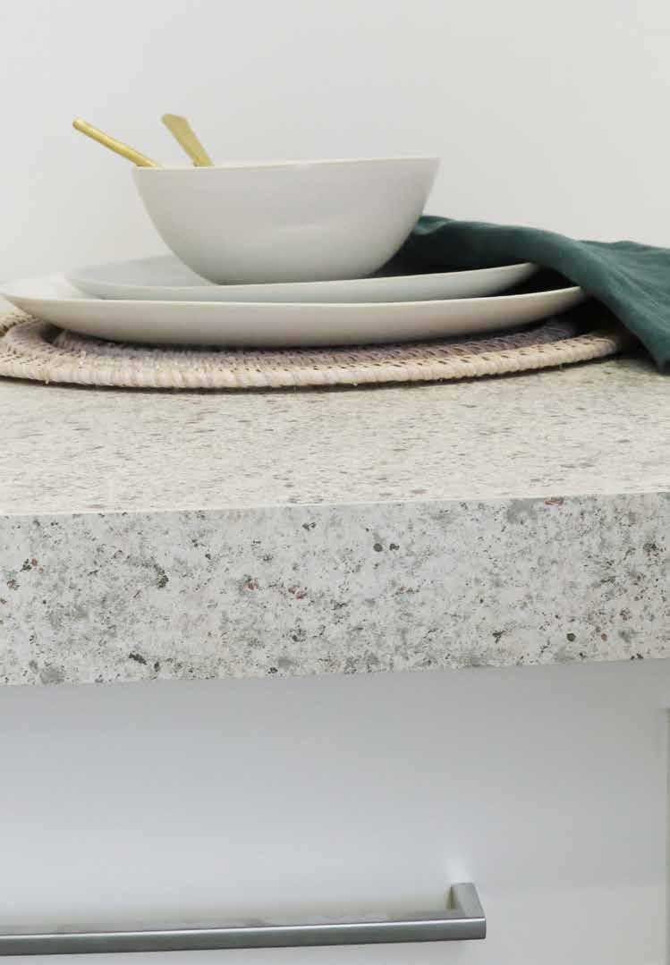 Style your benchtop with Formica and Laminex Edgetapes. Finishing your benchtop with matching ABS edgetape gives you a beautiful square edge without compromising on the overall look.