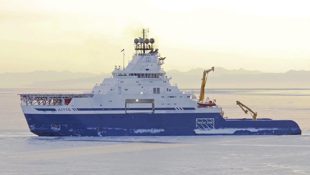 Candidate Vessels 1 Polar ce rea er m i i Aiviq was built in 2012 by North American Shipbuilders for use on the Shell Alaska drilling campaign.