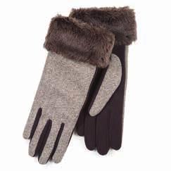 82071 Fur Cuff Thermal Glove Thermal fabric for comfort and warmth. Size: One size.