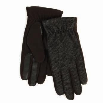 86163 Nylon Fleece Glove Invisible PU Smartouch technology on thumbs, index and middle fingers. Fleece lining for warmth and comfort featuring Size: S/M & L/XL. Available in black BLK.
