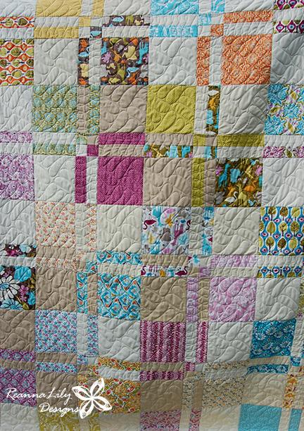 This quilt was pretty fun (fast) to