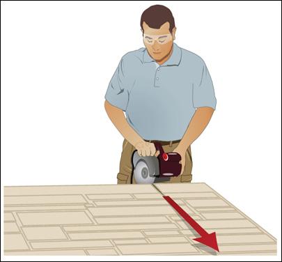 Illustration B: Installing the top panel Illustration C: Two 4 x 8 panels fully installed Step 6: Cutting Panels Where a narrower panel is required to finish a wall, panels can be