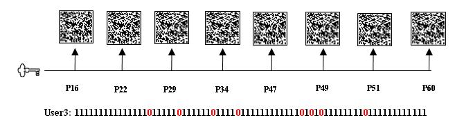 Zero-Based Code Modulation Technique for Digital Video Fingerprinting 1111 in codes, the embedder handles only core factors of colluder tracing mechanism and the marking assumption.