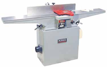 99 JOINTERS WITH SPIRAL A spiral cutterhead makes 50% less noise than a conventional cutterhead 6 PARALLELOGRAM JOINTER WITH SPIRAL KC-75FX Powerful 2
