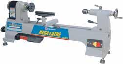 99 10 x 16 WOOD LATHE KWL-1016C All precisionmachined cast-iron bedway 6 speeds (480, 1270, 1960, 2730,3327, 4023) RPM 1/2 HP motor Complete with MT#2 live center, MT#2 spur center, 3