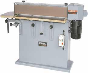Comes with miter gauge, table guide and end table 6 x 89 SANDING BELTS Model Belt Size Grit Unit Price