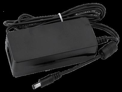 This power supply connects directly to: CBLSM1-DEMO SmartBox SmartBox BCD It is ideal for desktop testing of the SmartMotor and will easily run an unloaded SmartMotor