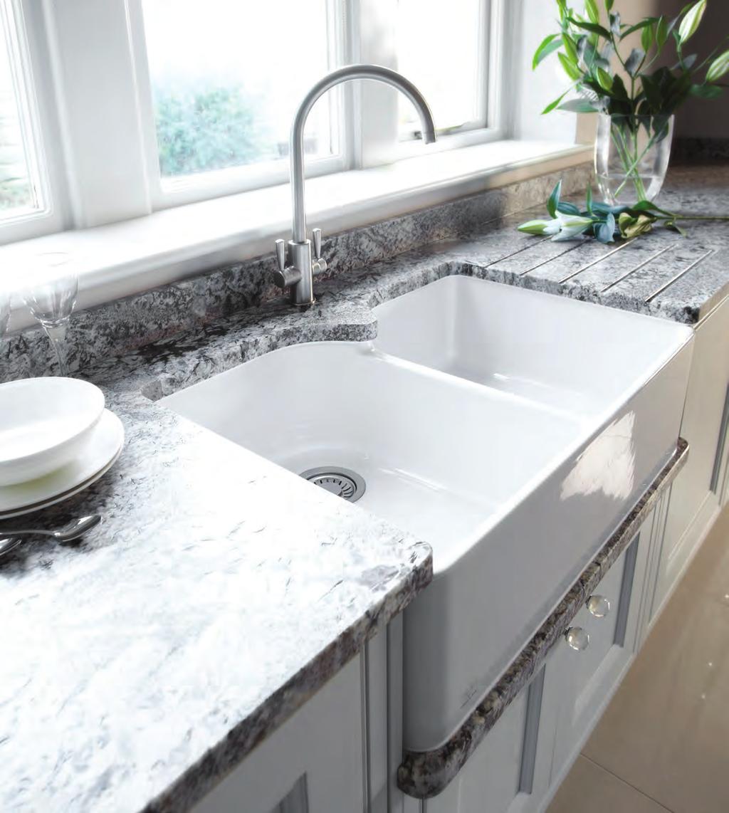 Hint: Try adding a slab of granite under the Belfast sink
