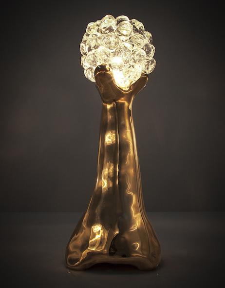Glass Large Baobab Table Lamp
