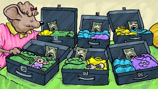 Morty knew the trip routine. Mother packed a tidy little suitcase for each of his six younger brothers and sisters. She neatly folded their clothes, including just what they needed.