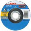 Grinding Wheels Type 27A Grinding Wheels A24R-BF Aluminum oxide grain, 24 grit grain size, in the middle range on the bond hardness scale. Resin bond and fiberglass reinforcing.