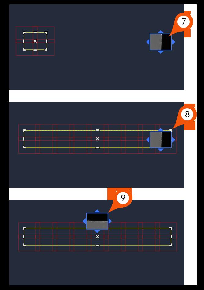 Using AxioZoom for Tiling & Stitching 7. Using the XY joystick, move your stage position to the right most area of the sample. Position the right edge into the center of the live image field of view.