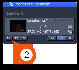 Saving Images Once your image collection is complete you can save your data to the local hard drive.