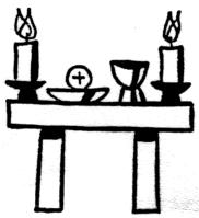 Why do we have candles and acolytes? The lighting of the altar candles in the worship service is a symbol of Jesus coming into the presence of the worshiping community.