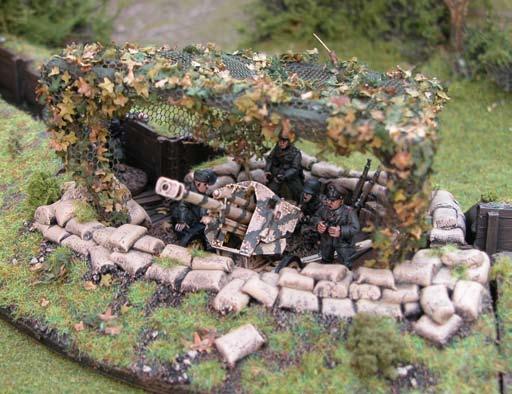 The weapons and helmets that we used were provided by Bolt Action Miniatures, they do an excellent range of additional items which add a lot