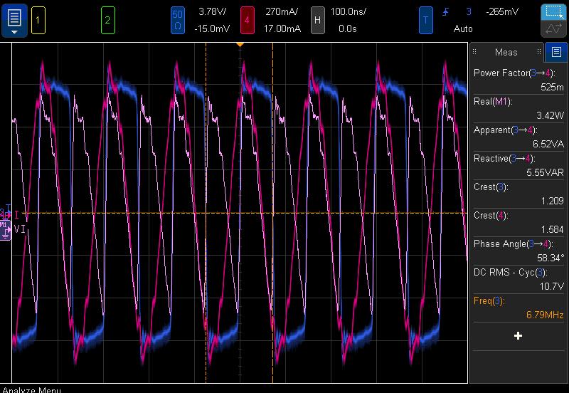 07 Keysight Alliance for Wireless Power (A4WP) Measurements Using an Oscilloscope (Part 3): Power and Efficiency Measurements - Application Note The parameter that you are probably most interested in