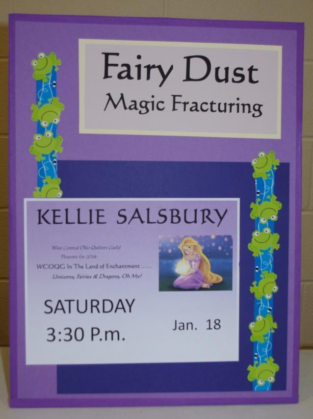 Fairy Dust Magic Fracturing Supply list for fractured wall hanging 4 identical panels, any size. Something to mark strips of fabric, such as small Post-it notes, masking tape, etc.