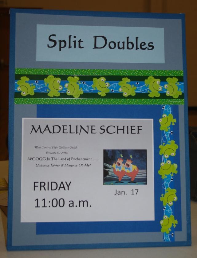 Split Doubles Quilt Pattern, Taught by Madeline Schief, smidginsew@aol.