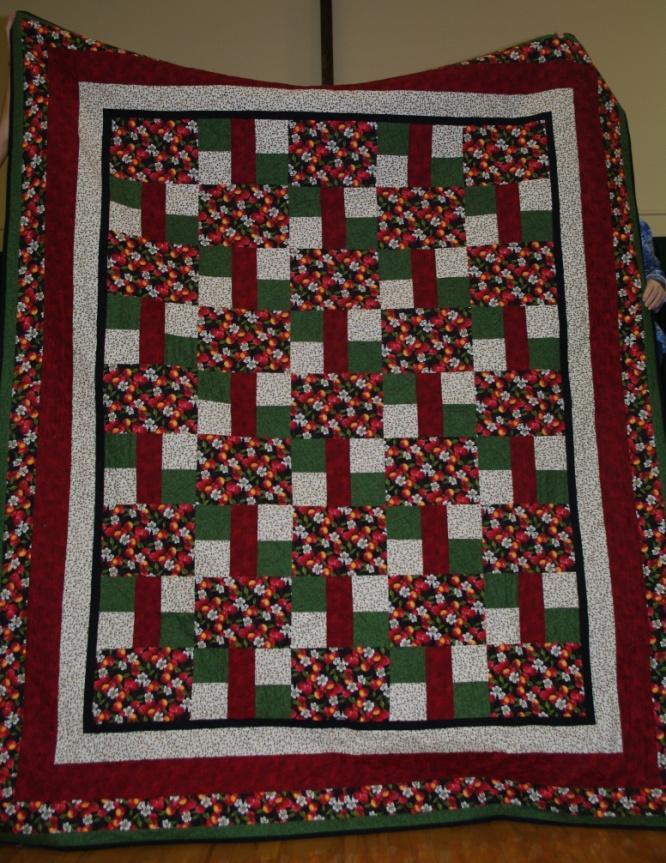 squares 4 ½ ) Second Coordinating Fabric ~~~ 1 yard (cut 44 squares 4 ½ ) Third Fabric is for the Bars: Third Fabric for Bars ~~~~~~~~~ 1/2 yard (22 rectangles, 3 ½ x 8 ½ ) Additional Fabric Yardages