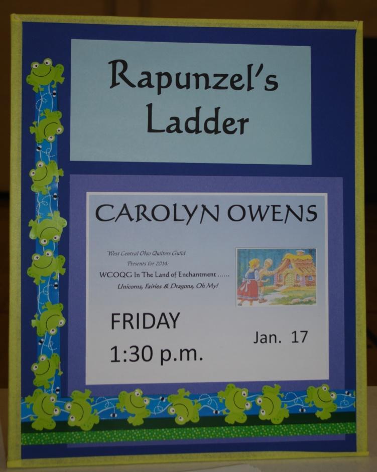 Rapunzel s ladder Fabric requirements: One jelly roll or 40 2 ½ strips 3 ½ yards of focus fabric to contrast the strips.