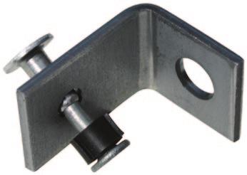 104/.125.300 3/4" Hole strap with 3/4" plated pin 10HSMP034.104/.125.300 1" Hole strap with 3/4" plated pin 114HSMP034.104/.125.300 1-1/4" Hole strap with 1" plated pin Conduit Clamp Used to attach conduit to concrete.