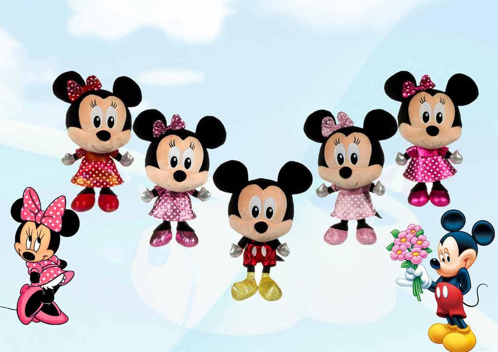 5 Mickey & Minnie Big Head Sparkle Gift Collection