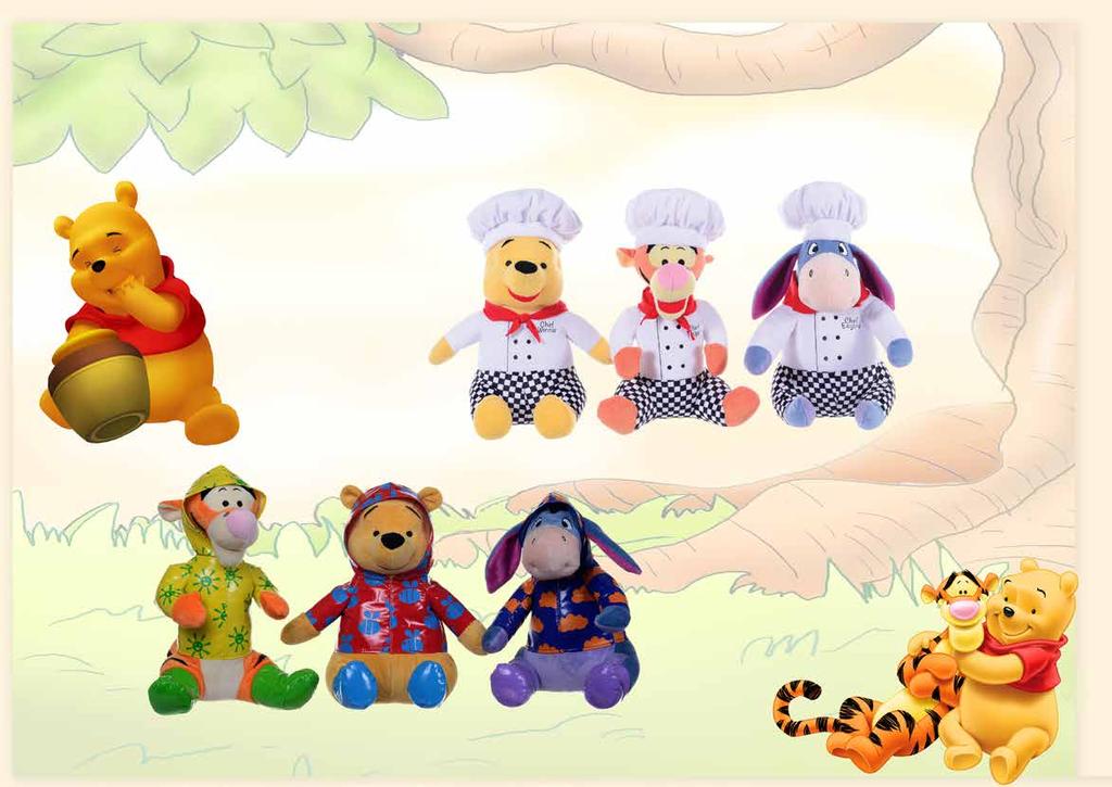 Winnie The Pooh Chef & Festival Gift Collection 3 71064 12 /30CM WINNIE THE POOH