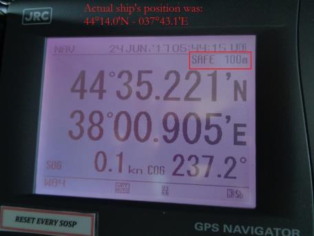 Sep 2017: US Maritime Advisory (MARAD) issued GPS disruption in Black