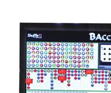 Display Baccarat game results and trends in real time!