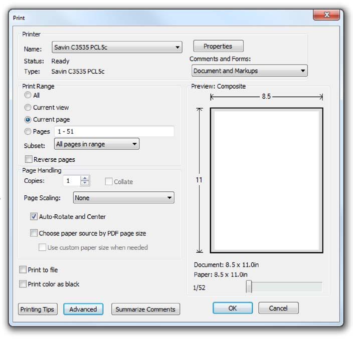 ATTENTION When printing this document, any page scaling or page fitting options in your print dialog box