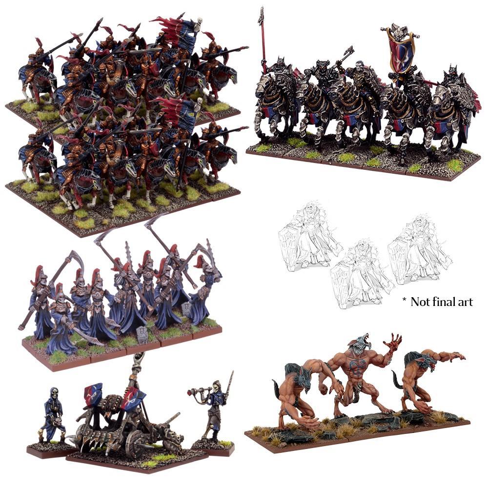 MGKWU107 Undead Elite Army $84.99 Many are the wicked creatures which might set forth under the banner of a powerful Necromancer or Vampire Lord.