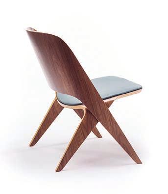 Lavitta Chair Lavitta Lounge Chair Oak Walnut Oak, stained black Oak Oak, stained black Walnut with upholstered seat Design Material Dimensions