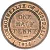 (80) $70 500 Elizabeth II, Melbourne Mint penny, 1964, in Commonwealth Bank bag. Uncirculated.