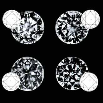 Therefore the vast majority of diamonds for sale will have some form of nature s finger print which can only be seen with great difficulty and under magnification.