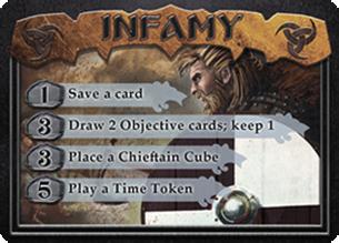 Influence Cubes are used in a variety of ways. During the Rally Phase, you will use your Influence Cards to place Influence Cubes on the Kingdoms to try to take control of them.