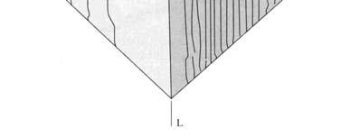 The mechanical properties along the longitudinal axis are normally higher than those in the radial and tangential direction.