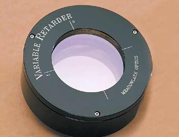 Custom Capabilities Polarizers Retarders Mounting Hardware Devices Variable Retarders A basic building block of Meadowlark Optics line of liquid crystal products is the Variable Retarder (LCVR).