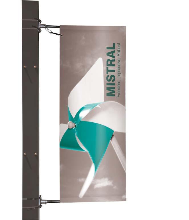 3-5 day turnaround MISTRAL The mistral flag is a classic sign for high streets and festivals.