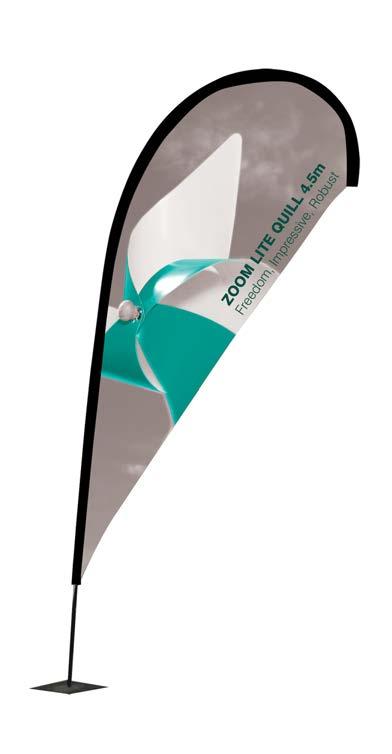 LIGHT FLAGS All of our flags are sublimation printed in full colour and can be produced in quantities from 1. Light Feather Flags With sizes from 2.5m up to 4.